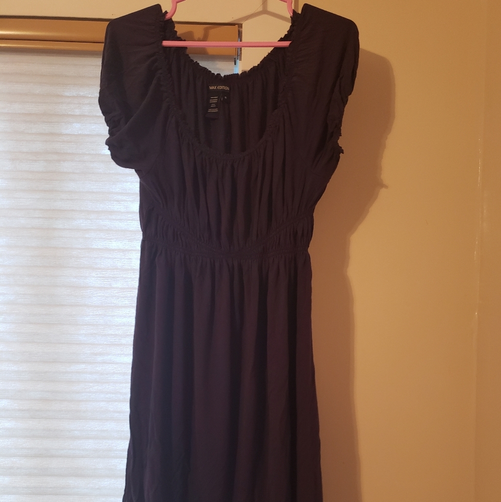Women's long purple dress